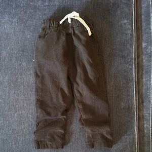 Little Bipsy Lined Corduroy Joggers - Black